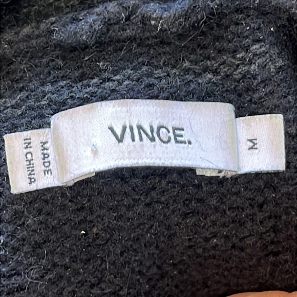 VINCE. long wool/yak hooded sweater - Picture 9 of 10